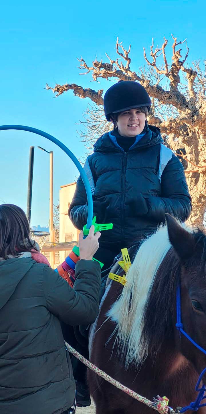 Activitat d'equinoteràpia de l'STO